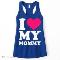 I Love My Mommy Cute Gift Women's Tank Top thumb 0