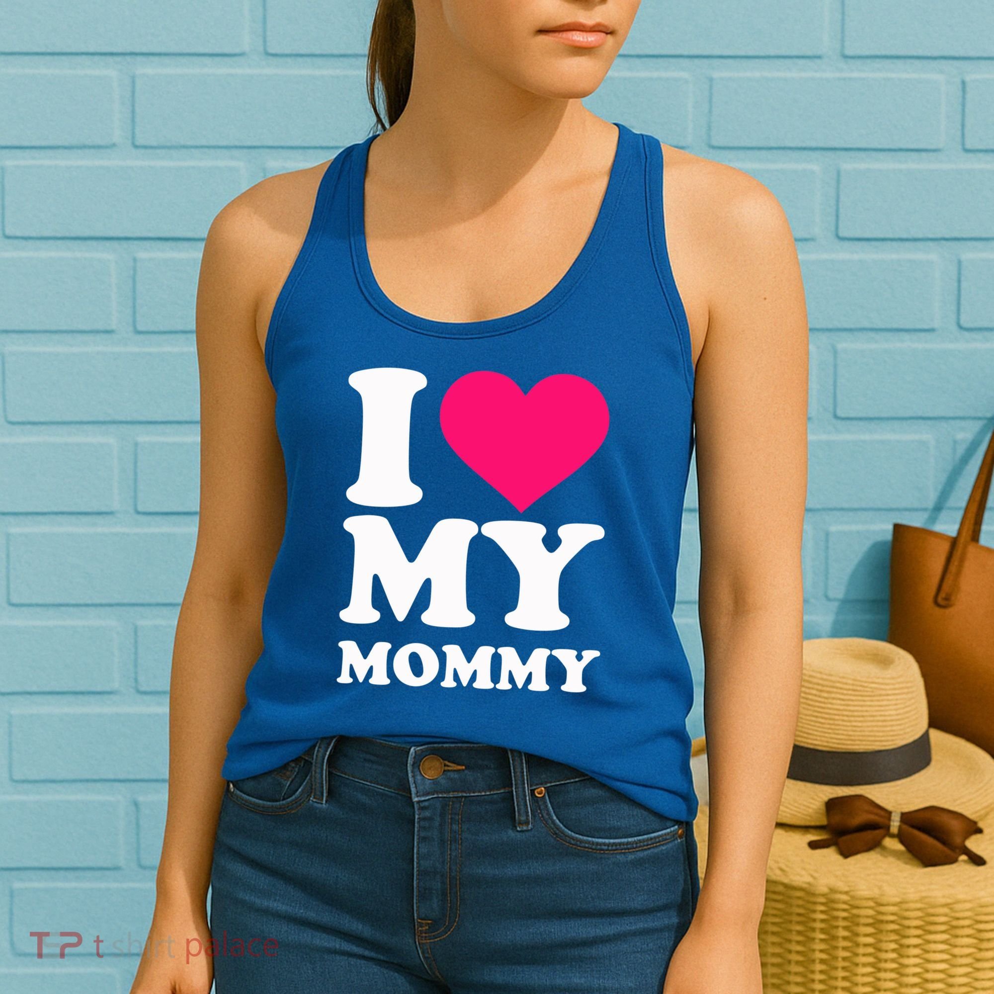 I Love My Mommy Cute Gift Women's Tank Top