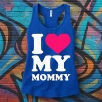 I Love My Mommy Cute Gift Women's Tank Top thumb 3