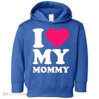 I Love My Mommy Cute Gift Toddler Hoodie thumb 0