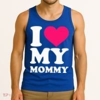 I Love My Mommy Cute Gift Tank Top thumb 3