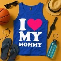 I Love My Mommy Cute Gift Tank Top thumb 4