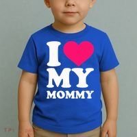 I Love My Mommy Cute Gift Toddler T-Shirt thumb 2