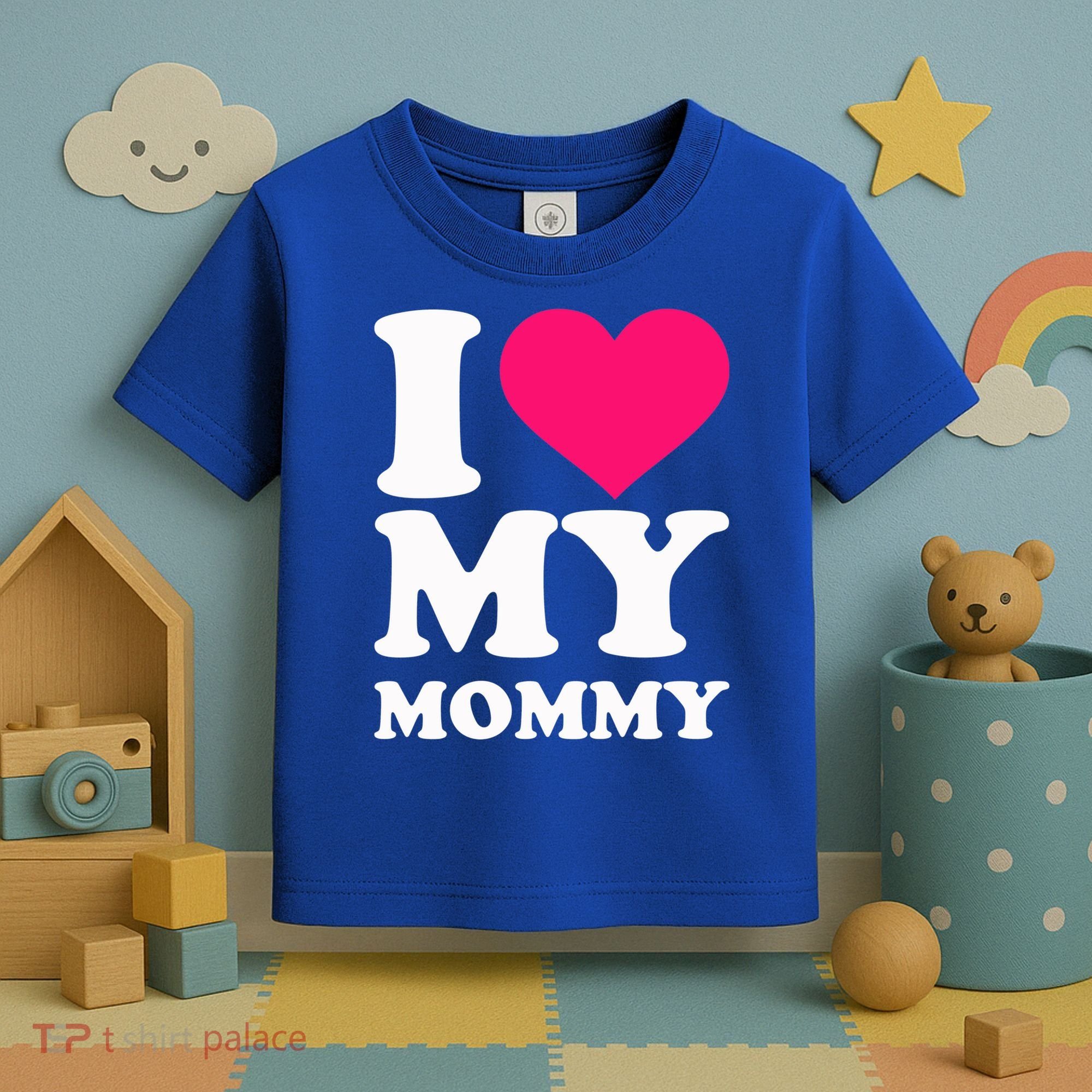 I Love My Mommy Cute Gift Toddler T-Shirt