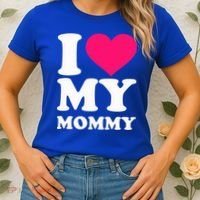 I Love My Mommy Cute Gift Women's T-Shirt thumb 2