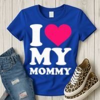I Love My Mommy Cute Gift Women's T-Shirt thumb 3
