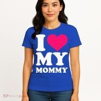 I Love My Mommy Cute Gift Women's T-Shirt thumb 4