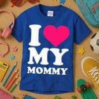 I Love My Mommy Cute Gift Kids T-Shirt thumb 3