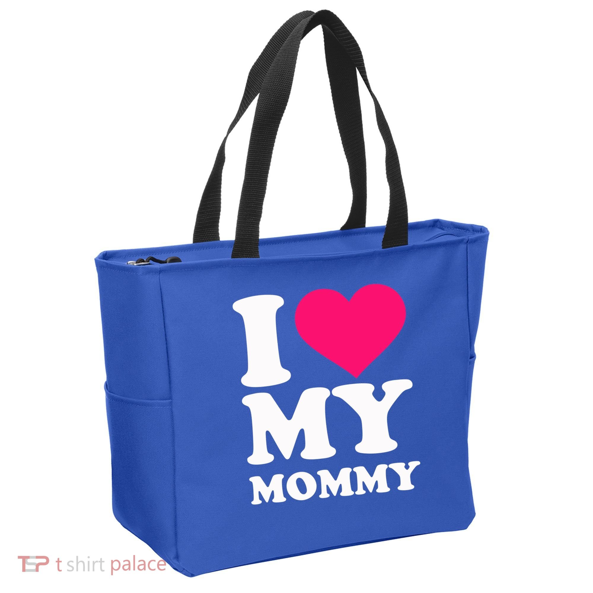 I Love My Mommy Cute Gift Tote Bag