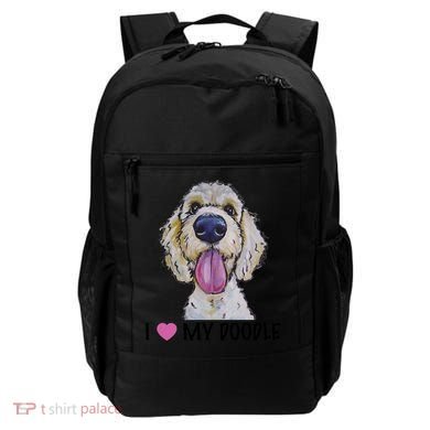I Love My Doodle Gift Golden Doodle Gift Backpack