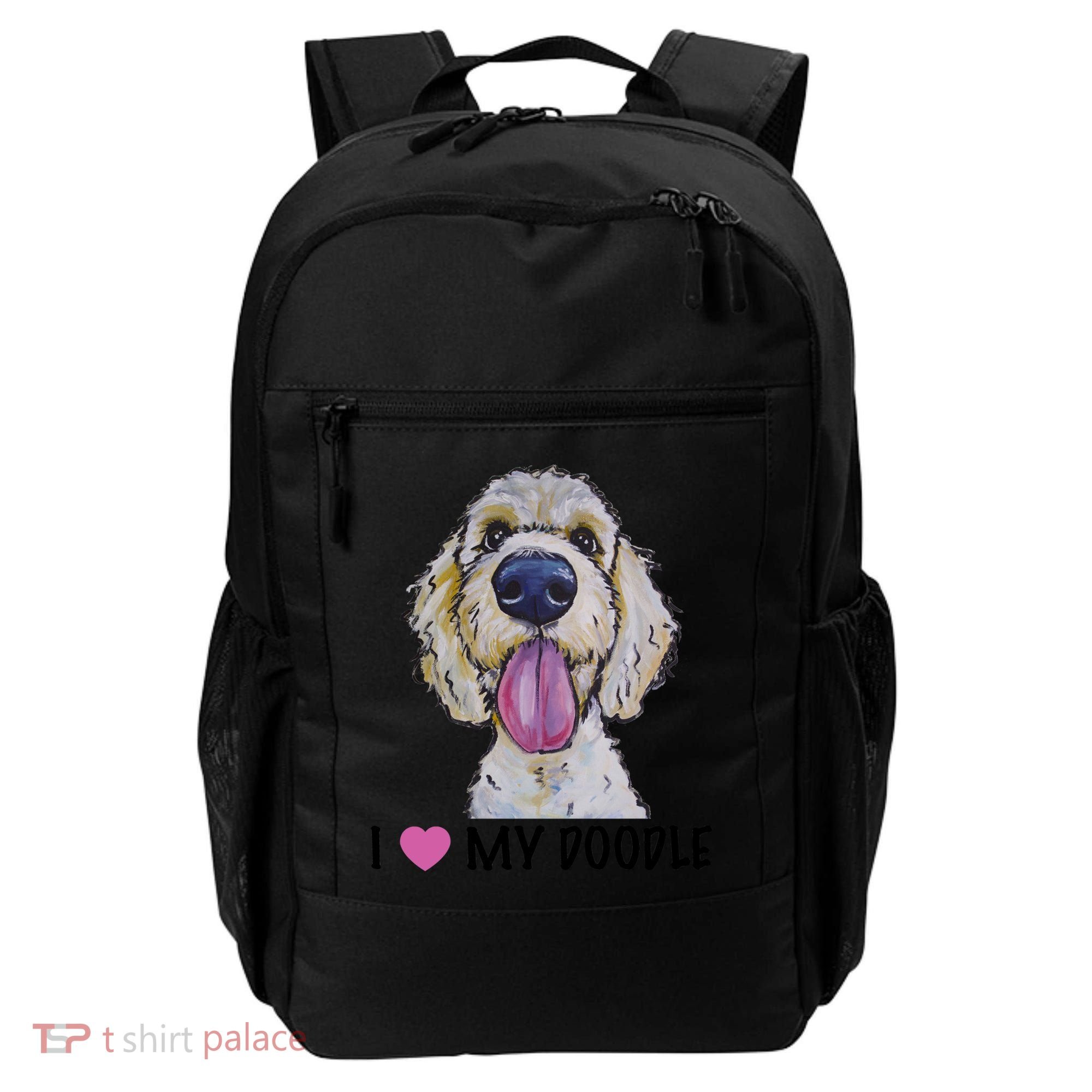 I Love My Doodle Gift Golden Doodle Gift Backpack