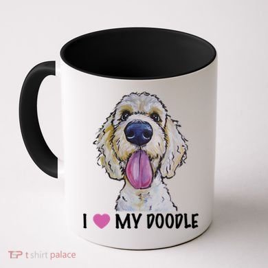 I Love My Doodle Gift Golden Doodle Gift Coffee Mug