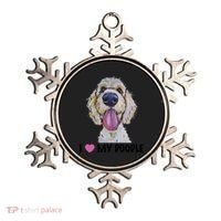 I Love My Doodle Gift Golden Doodle Gift Ornament thumb 0