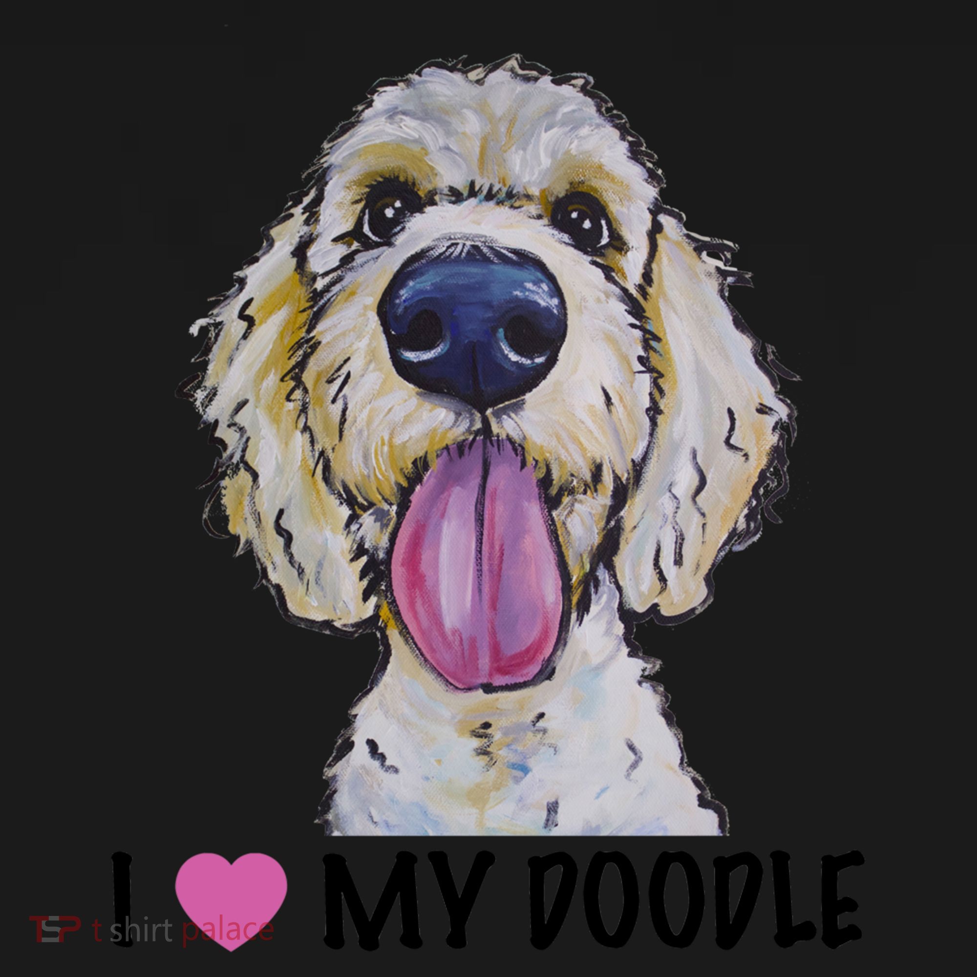 I Love My Doodle Gift Golden Doodle Gift Ornament