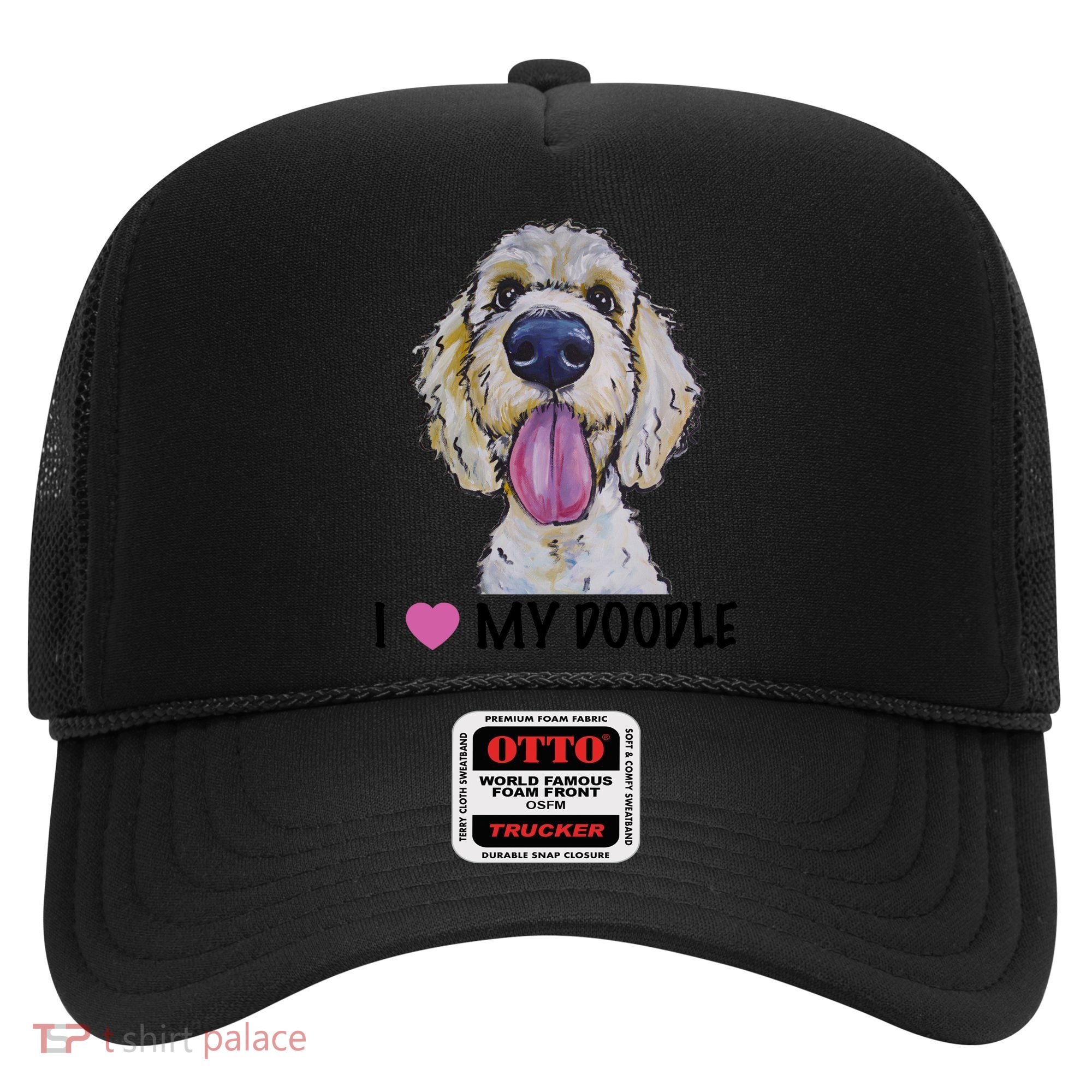 I Love My Doodle Gift Golden Doodle Gift Hat
