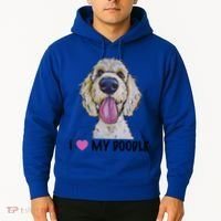 I Love My Doodle Gift Golden Doodle Gift Hoodie thumb 2