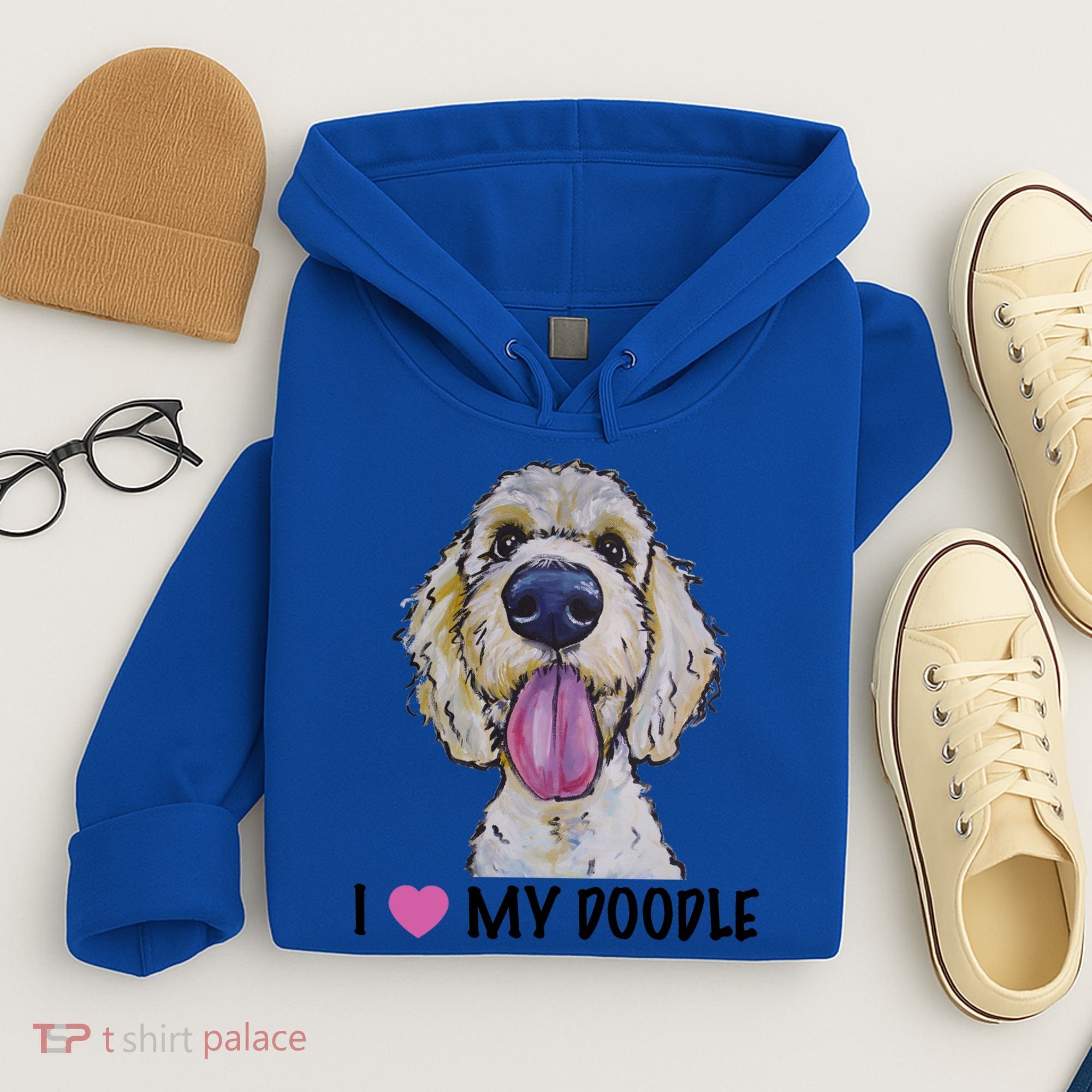 I Love My Doodle Gift Golden Doodle Gift Hoodie