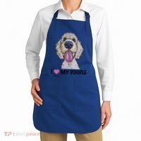 I Love My Doodle Gift Golden Doodle Gift Apron thumb 2