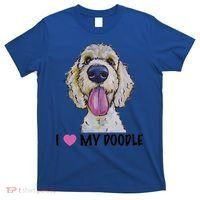I Love My Doodle Gift Golden Doodle Gift T-Shirt thumb 0