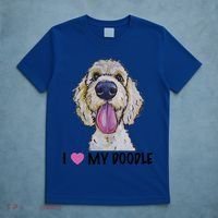 I Love My Doodle Gift Golden Doodle Gift T-Shirt thumb 5
