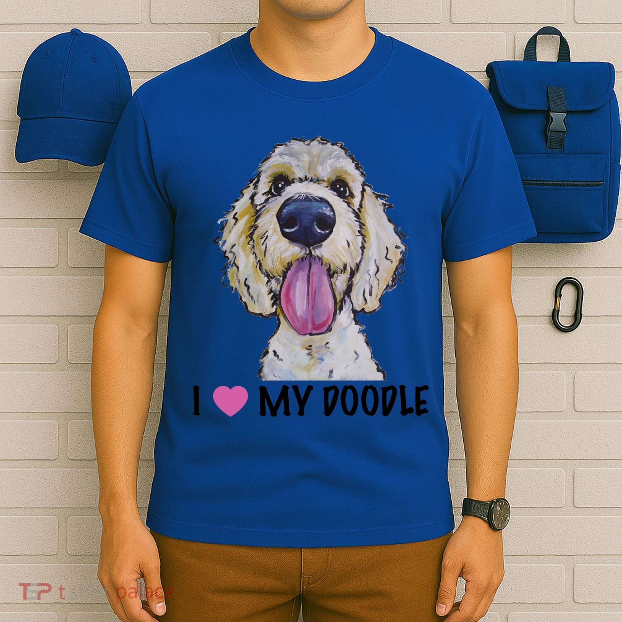 I Love My Doodle Gift Golden Doodle Gift T-Shirt