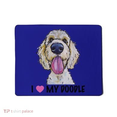 I Love My Doodle Gift Golden Doodle Gift Mousepad