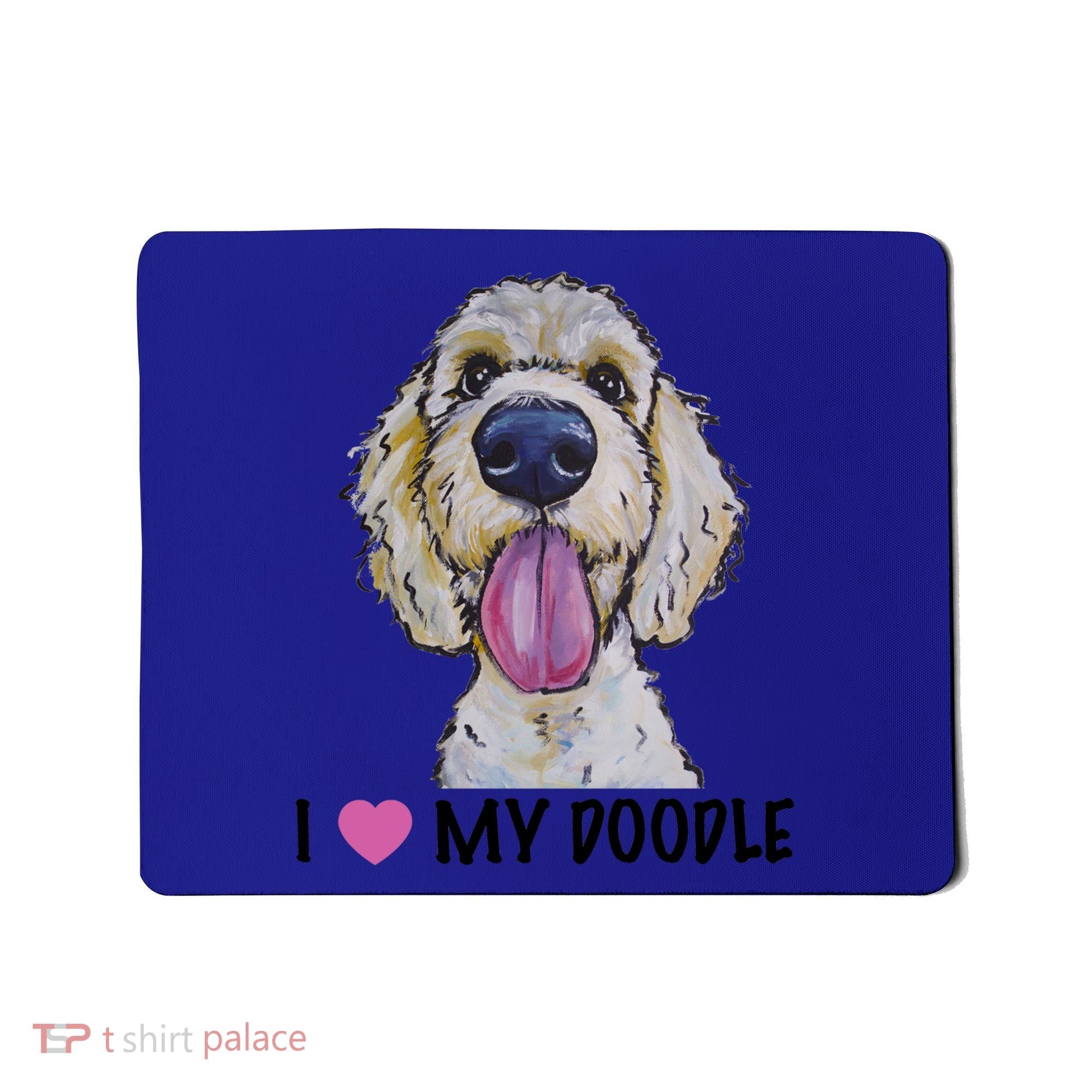 I Love My Doodle Gift Golden Doodle Gift Mousepad