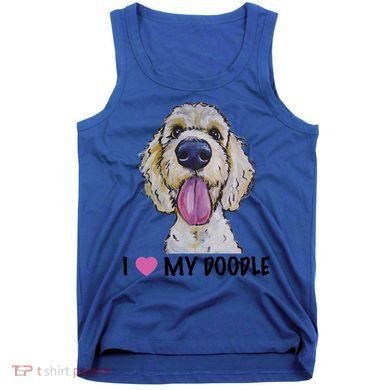 I Love My Doodle Gift Golden Doodle Gift Tank Top