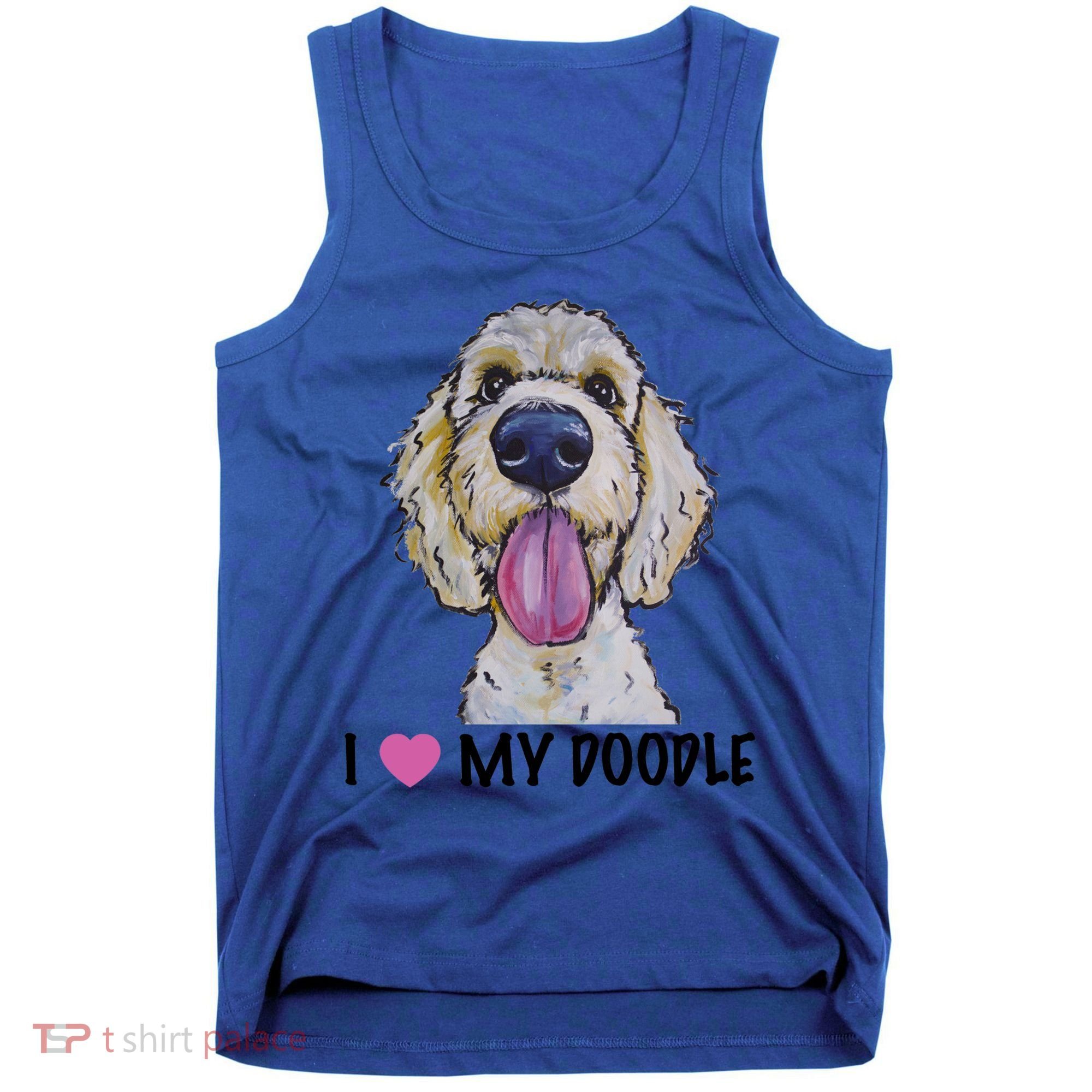 I Love My Doodle Gift Golden Doodle Gift Tank Top