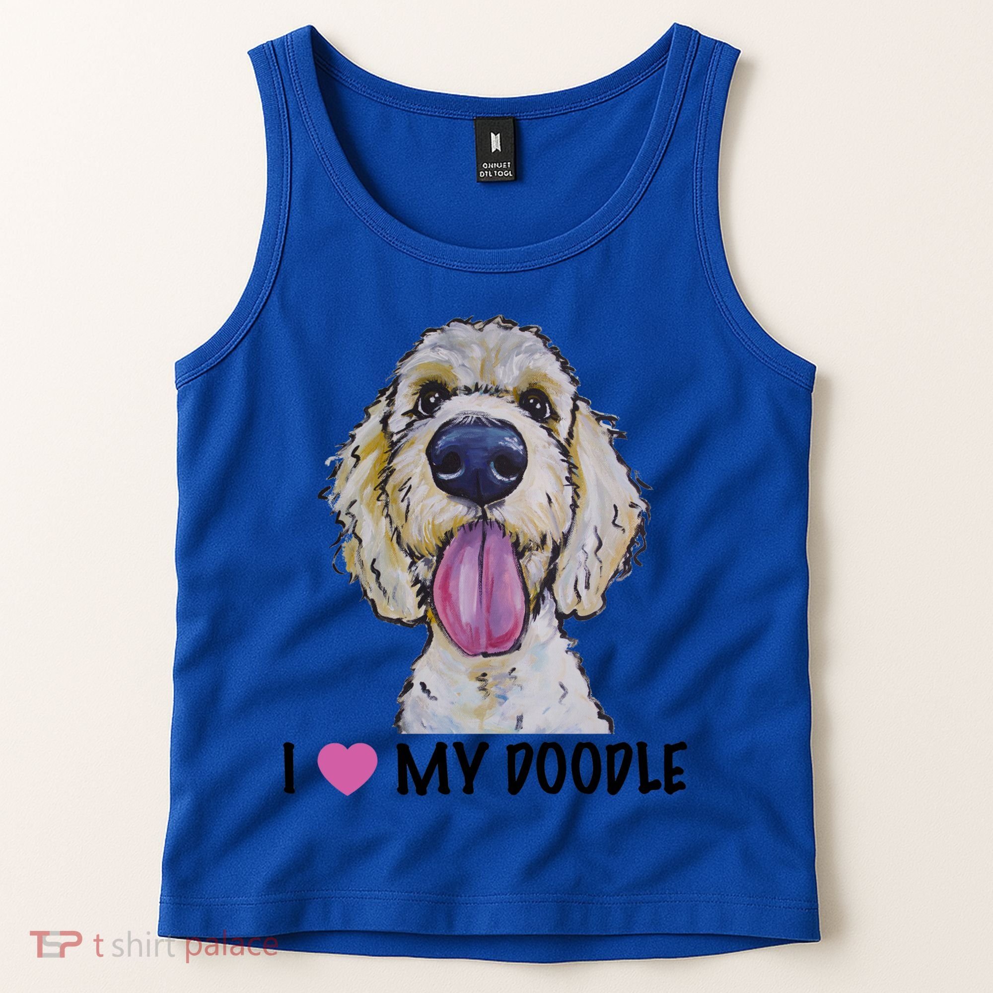 I Love My Doodle Gift Golden Doodle Gift Tank Top