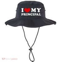 I Love My Principal I Heart My Principal Bucket Hat thumb 0