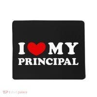 I Love My Principal I Heart My Principal Mousepad thumb 0