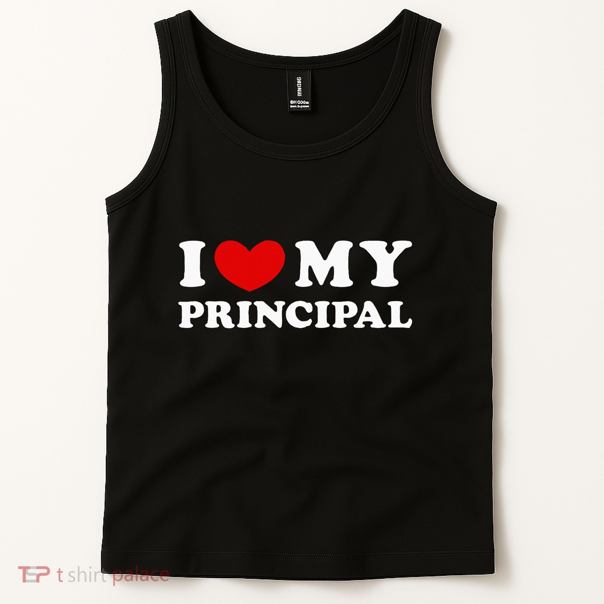 I Love My Principal I Heart My Principal Tank Top