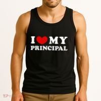 I Love My Principal I Heart My Principal Tank Top thumb 3