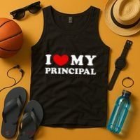 I Love My Principal I Heart My Principal Tank Top thumb 4
