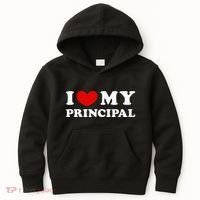 I Love My Principal I Heart My Principal Kids Hoodie thumb 0