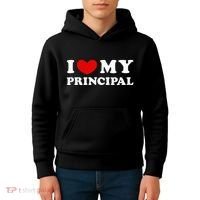 I Love My Principal I Heart My Principal Kids Hoodie thumb 4