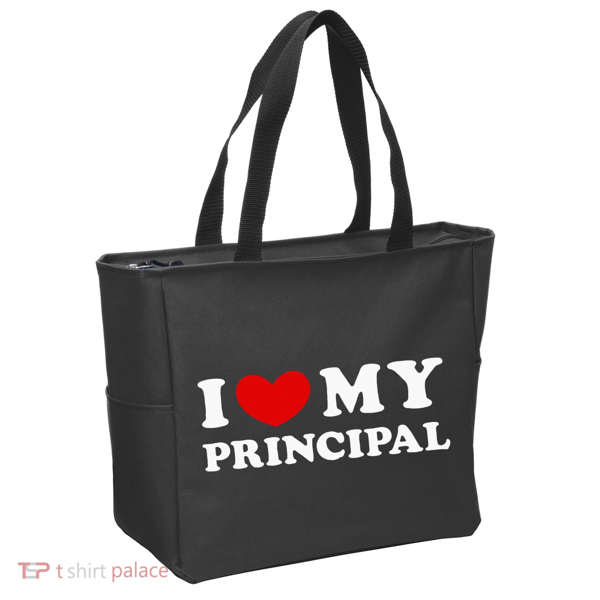 I Love My Principal I Heart My Principal Tote Bag
