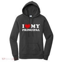 I Love My Principal I Heart My Principal Women's Hoodie thumb 0
