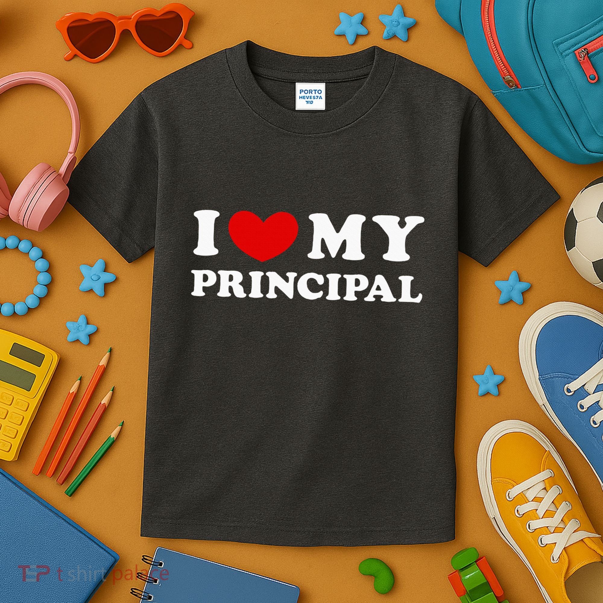 I Love My Principal I Heart My Principal Kids T-Shirt