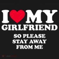 I Love My Girlfriend So Please Stay Away From Me Funny Women's Hoodie thumb 2