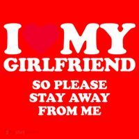 I Love My Girlfriend So Please Stay Away From Me Funny Santa Hat thumb 1