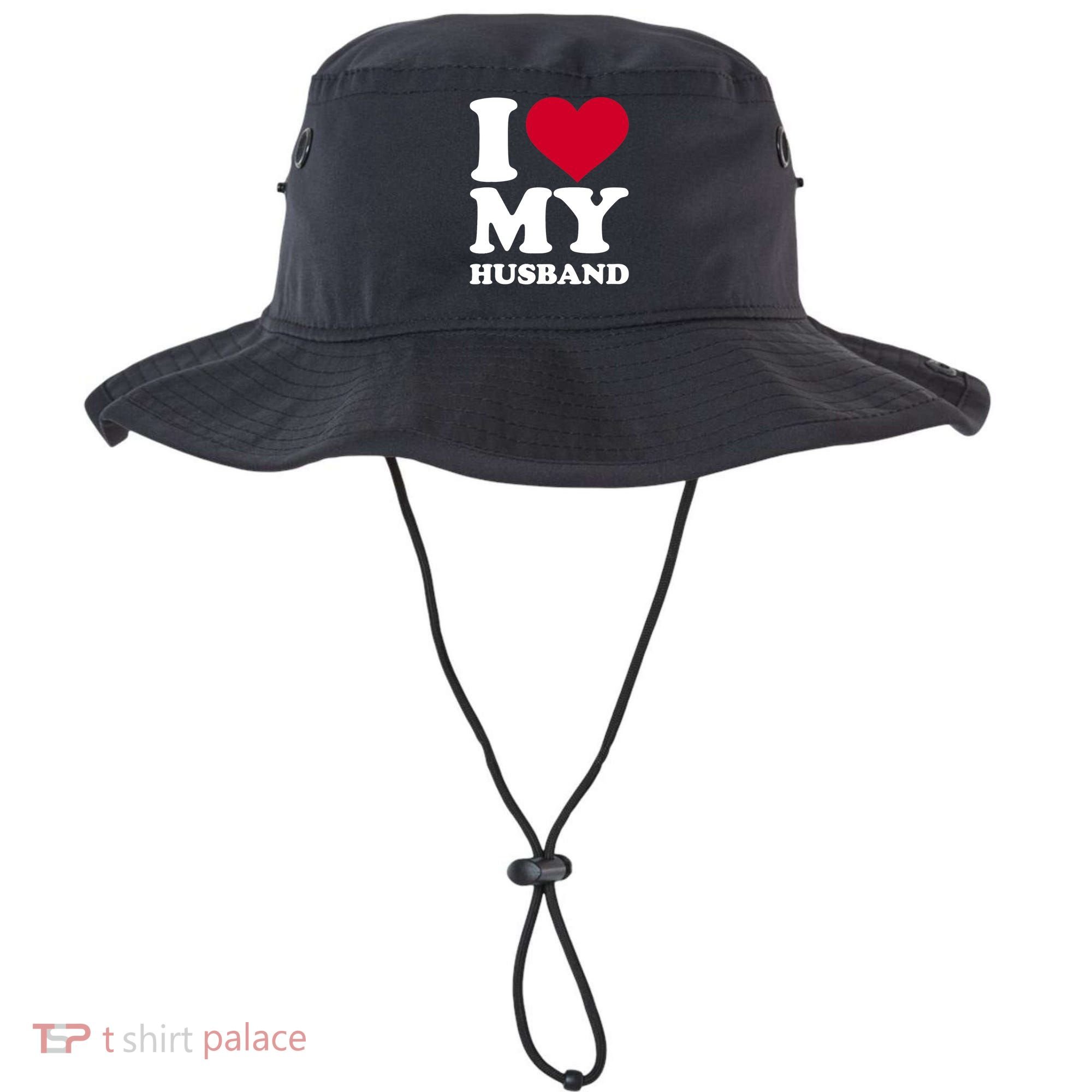 I Love My Husband TShirt Bucket Hat