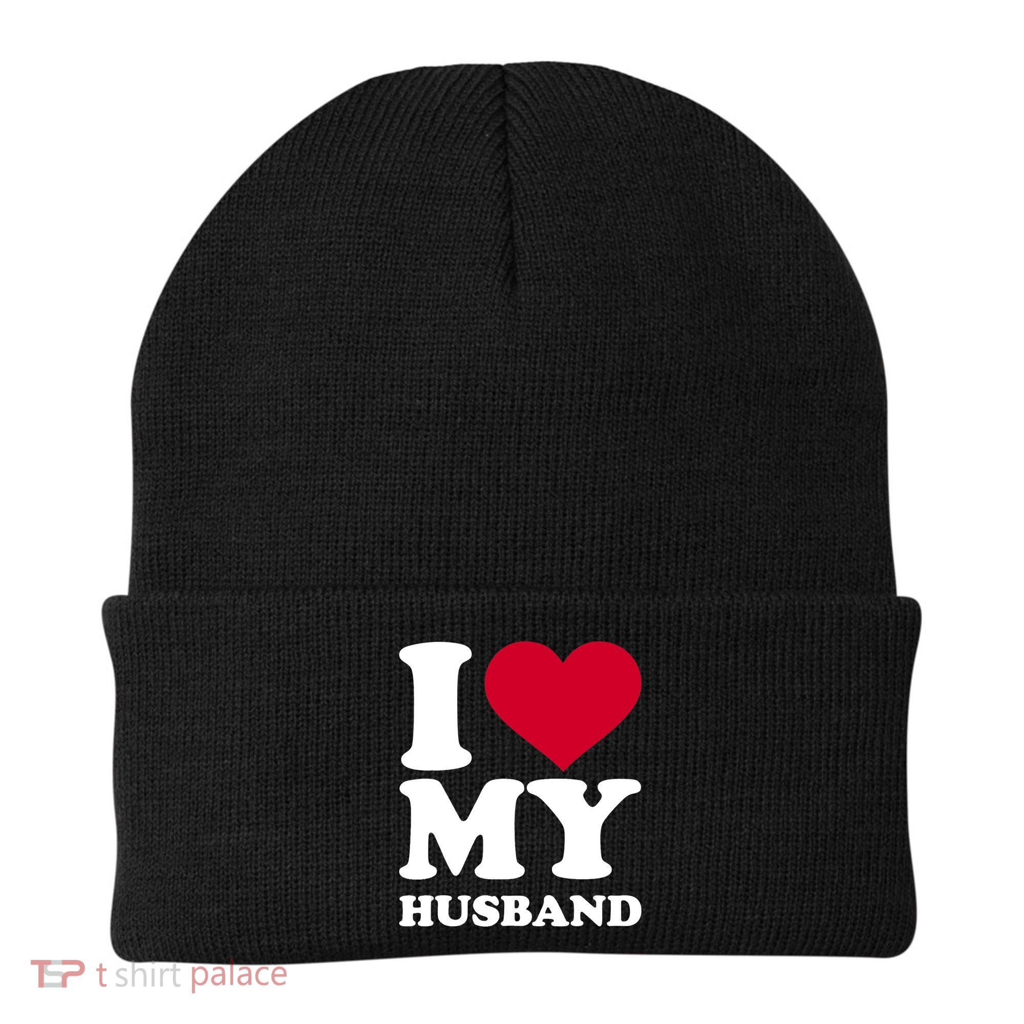 I Love My Husband TShirt Beanie