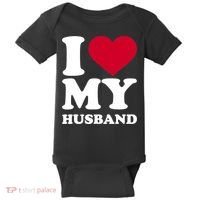 I Love My Husband TShirt Baby Bodysuit thumb 0