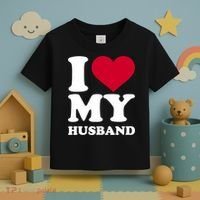I Love My Husband TShirt Toddler T-Shirt thumb 3