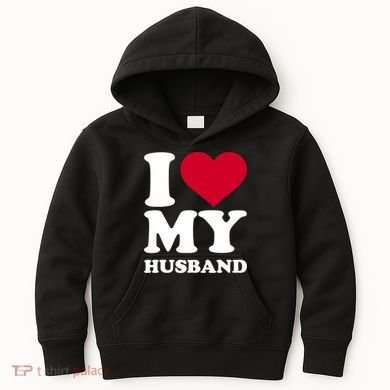 I Love My Husband TShirt Kids Hoodie