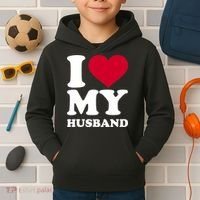 I Love My Husband TShirt Kids Hoodie thumb 2