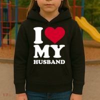 I Love My Husband TShirt Kids Hoodie thumb 3