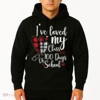 I've Loved My Class For 100 Days School Cute Valentine Hoodie thumb 2